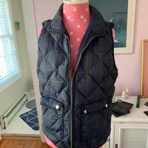 J Crew plaid vest